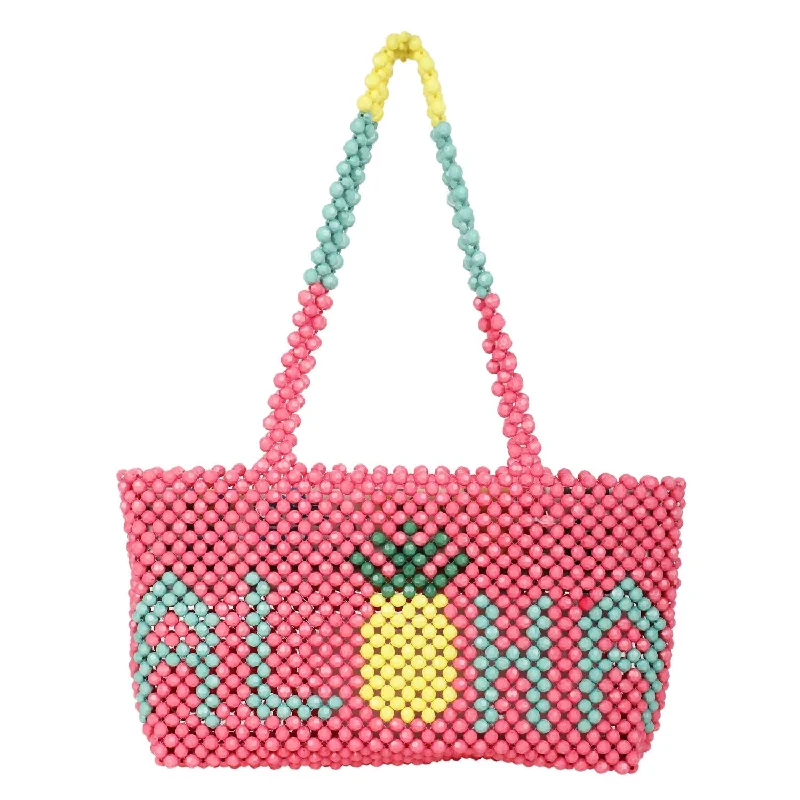 Luxury Bags With Premium Materials And Craftsmanship Women's Aloha Beaded Bag In Multi