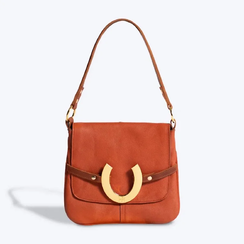 Lightweight And Functional Bags For Travel And Work Women's Hunter Bag In Cognac