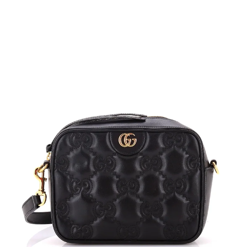 Affordable Bags For Budget Shoppers Zip Camera Bag GG Matelasse Leather Small